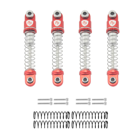 Powerhobby Aluminum Shocks 25mm (4) Red Axial SCX30