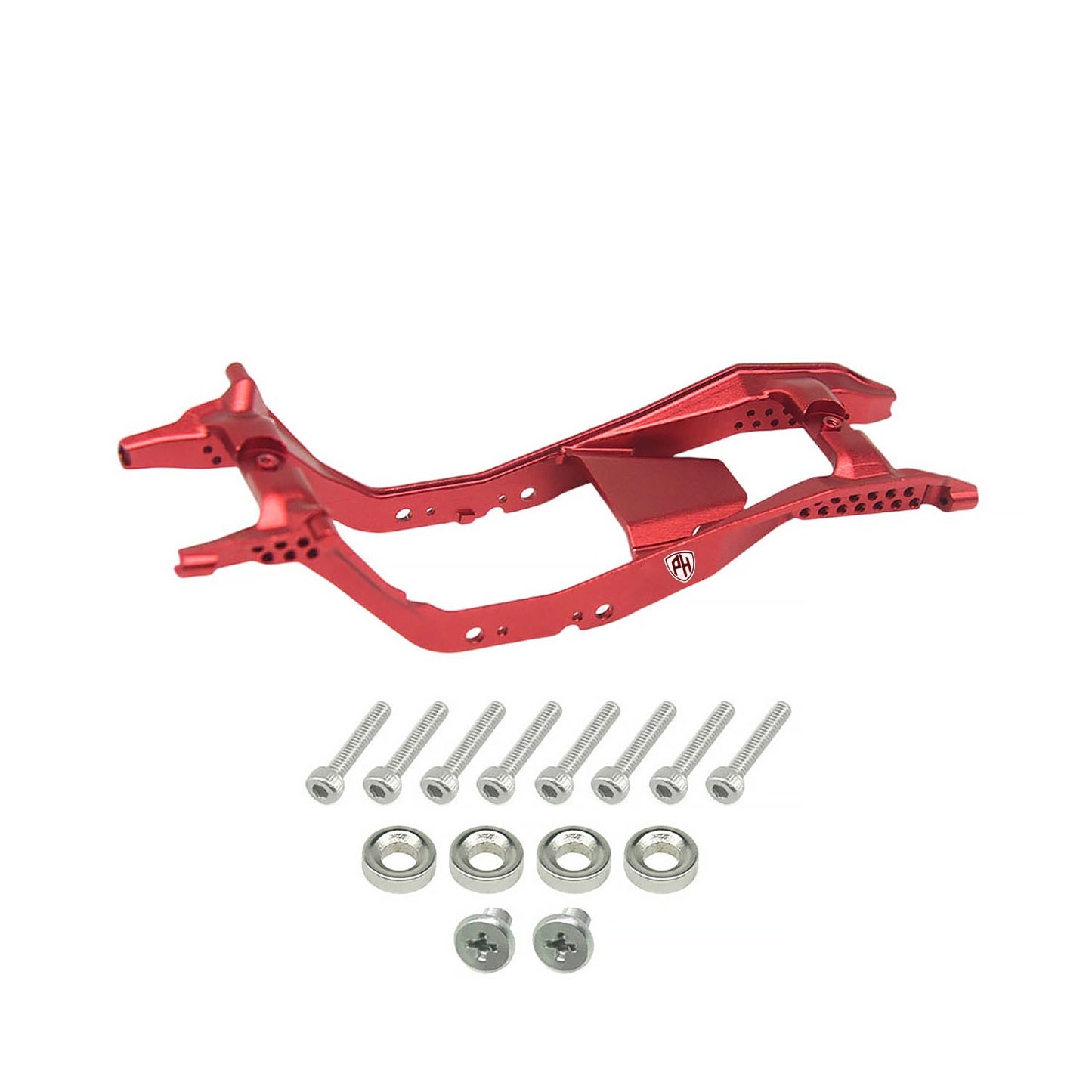 Powerhobby Aluminum Chassis Red Axial SCX30