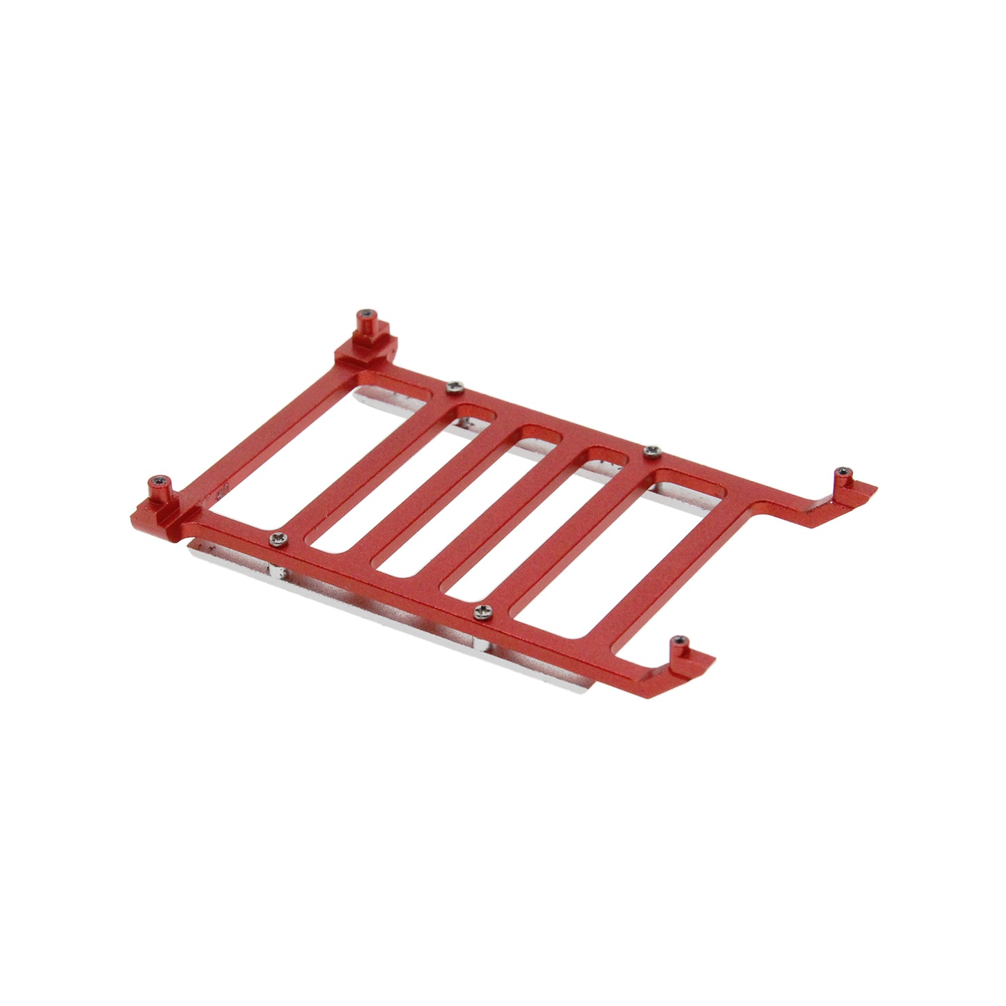 Powerhobby Axial SCX30 Aluminum Roof Luggage Rack Red - Bronco