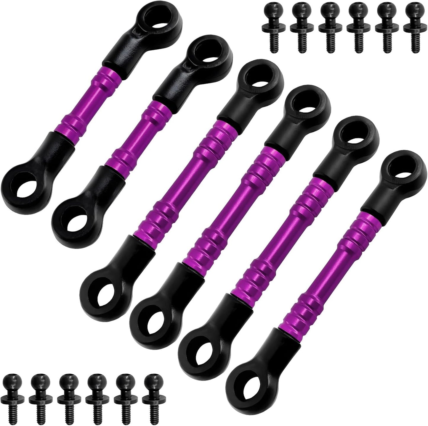 Powerhobby Losi Micro-B / Micro-T Link Set Pruple