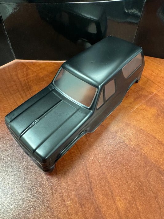 Axial SCX30 Painted Truck Body Black Fits: Jeep / Bronco Type D