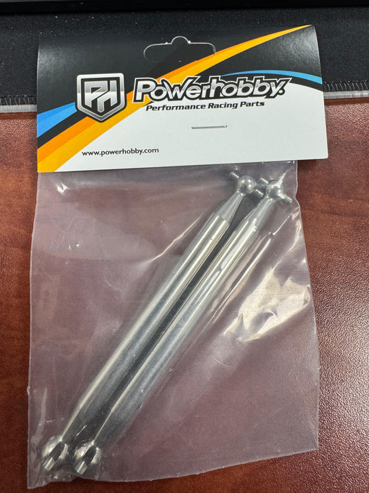 Powerhobby Hobao GTB GT 8MM Front Cvd Titanium Drive Shafts DRAG RACING