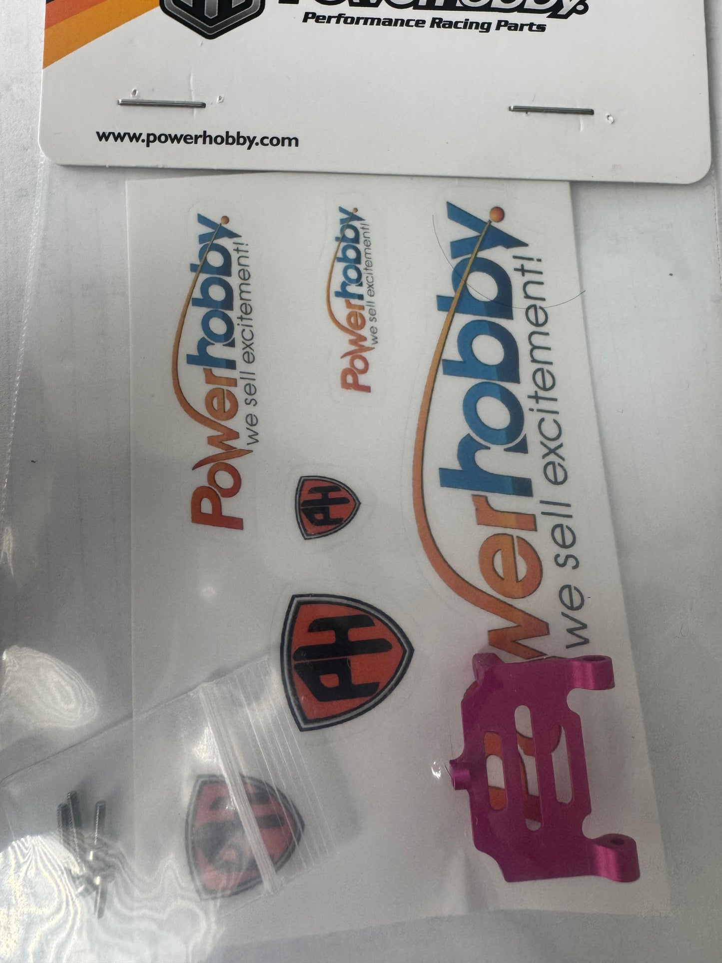 Powerhobby Redcat Ascent-32 Aluminum Servo Mount Pink