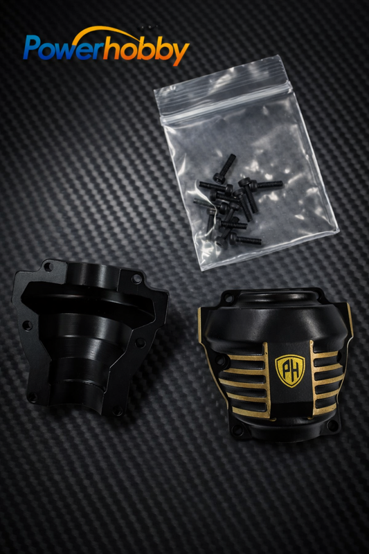 Powerhobby 1/10 Redcat Ascent Brass Differential Covers (2)