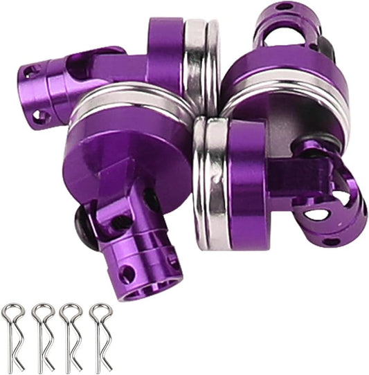 Powerhobby Magnetic Body Mount with Clips Purple (4) 1/10