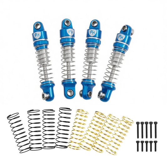 Powerhobby Axial SCX30 Aluminum 21.5mm Long Travel Shocks (4) Blue