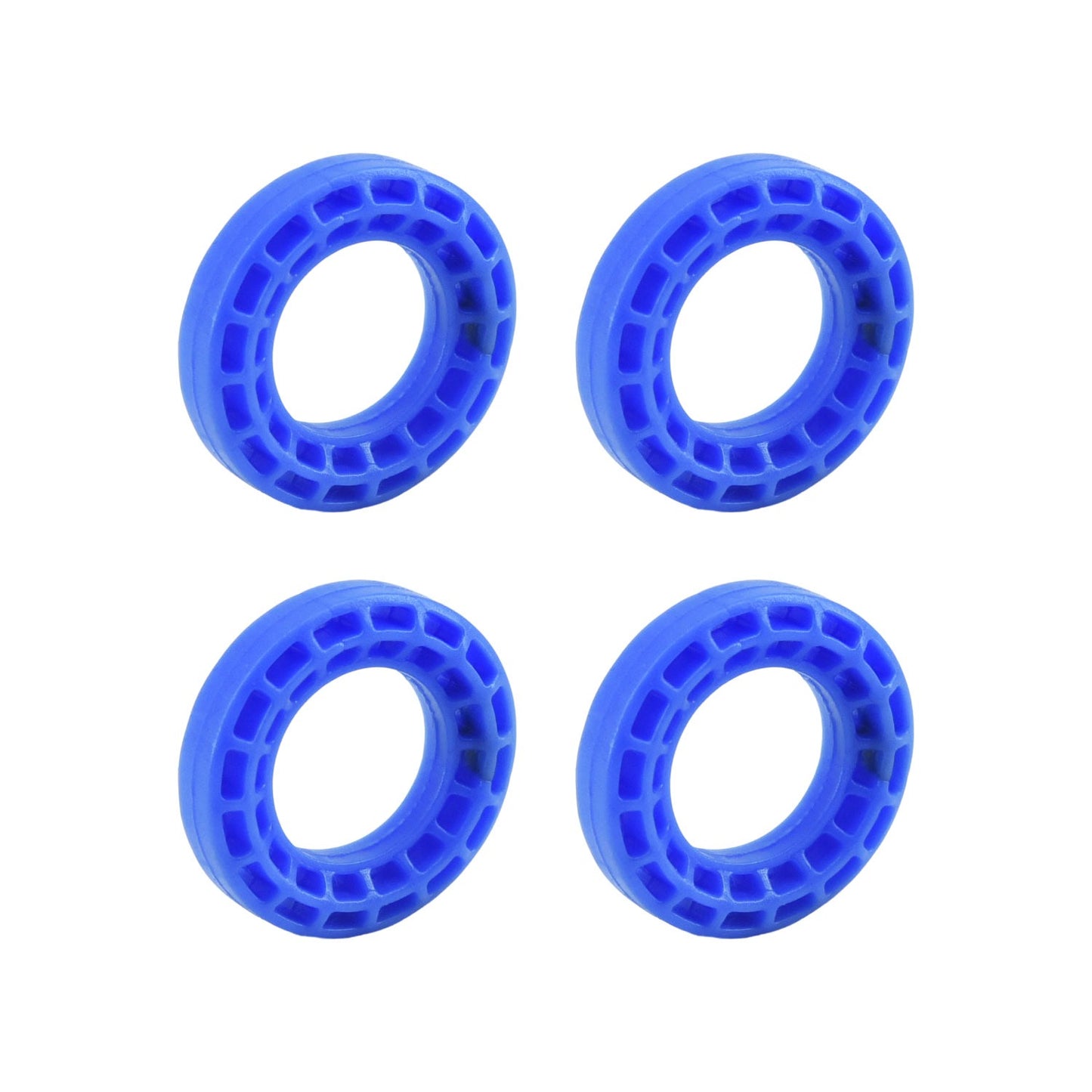 Axial SCX30 35mm Tires with Silicon Insert (4) Blue