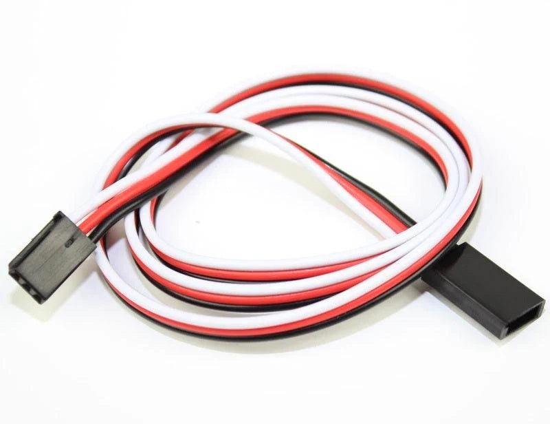 Powerhobby 100CM Heavy Duty Servo Extension Wire Futaba Connector J 20AWG ( Male to Female).