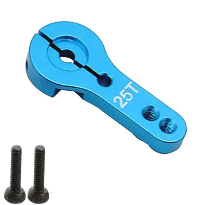 Powerhobby Aluminum 25T Servo Horn Blue.