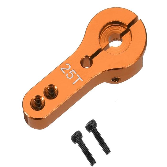 Powerhobby Aluminum 25T Servo Horn Orange.