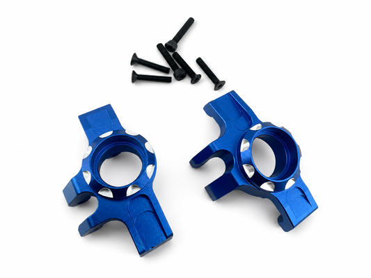 Powerhobby Armma 1/16 Mini Kraton Aluminum Front Hubs / Knuckles Blue