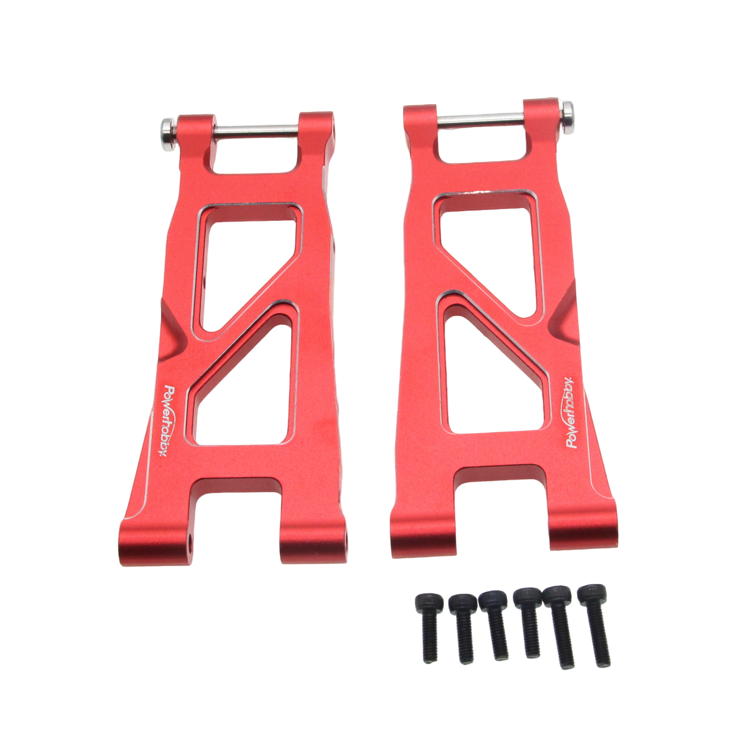 Powerhobby Arrma 1/16 Mini Kraton Aluminum Rear Lower Arms Red