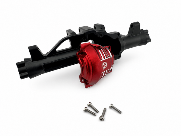 Powerhobby Aluminum Rear Axle Housing Red for Redcat Ascent Fusion