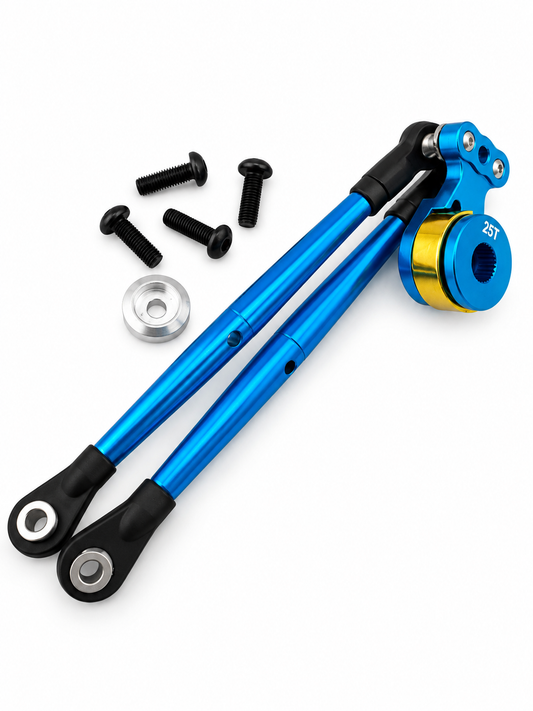 Powerhobby Tamiya DT-03 Aluminum 25T Hi-Torque Servo Saver Blue