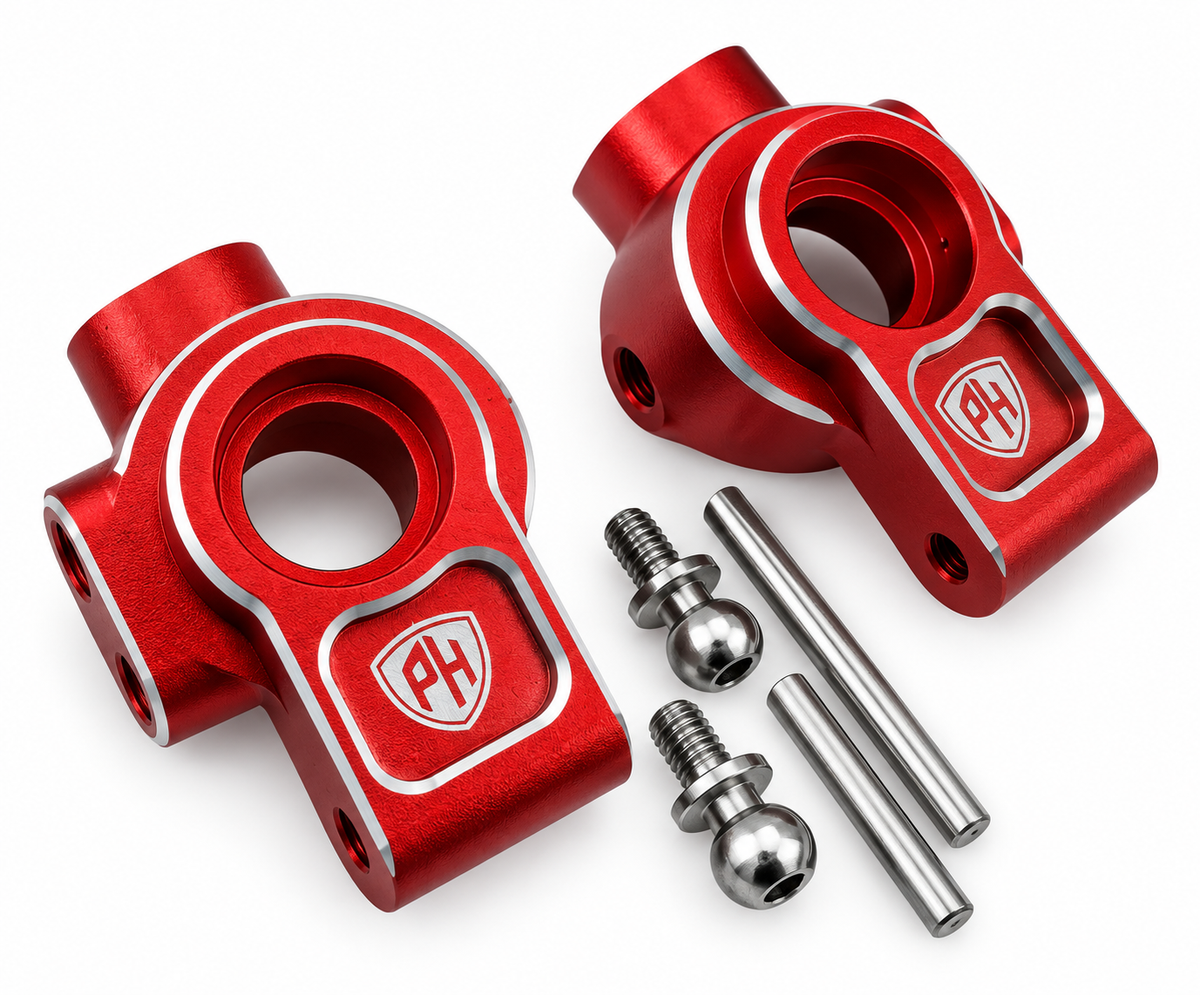 Powerhobby Yokomo RD2.0 Aluminum Front Steering Knuckle Block Red