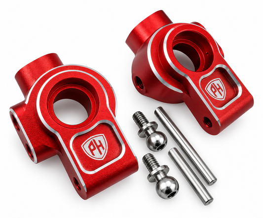 Powerhobby Yokomo RD2.0 Aluminum Front Steering Knuckle Block Red