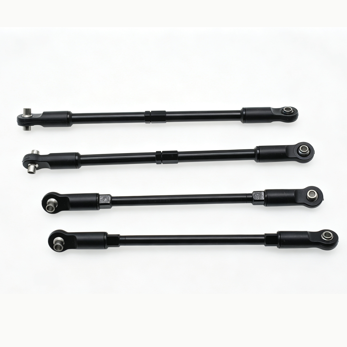Powerhobby Aluminum Front / Rear Tie Rods Black FOR Traxxas E-Maxx / T-Maxx