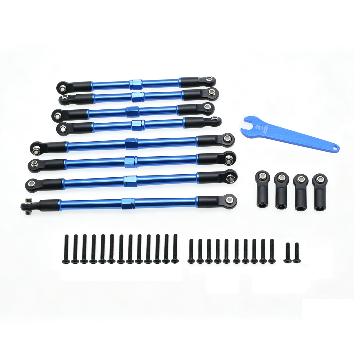 Powerhobby Aluminum Pull Rods Blue FOR Trxxas 1/16 Slash