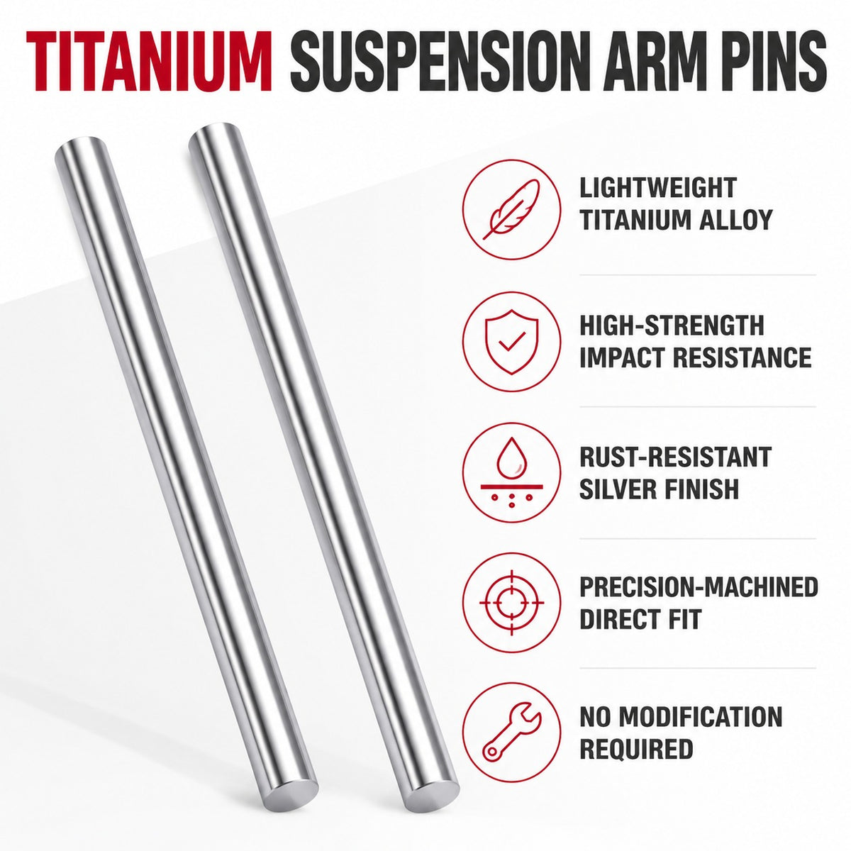 Powerhobby Arrma Kraton 8S Titanium Suspension Arm Pins