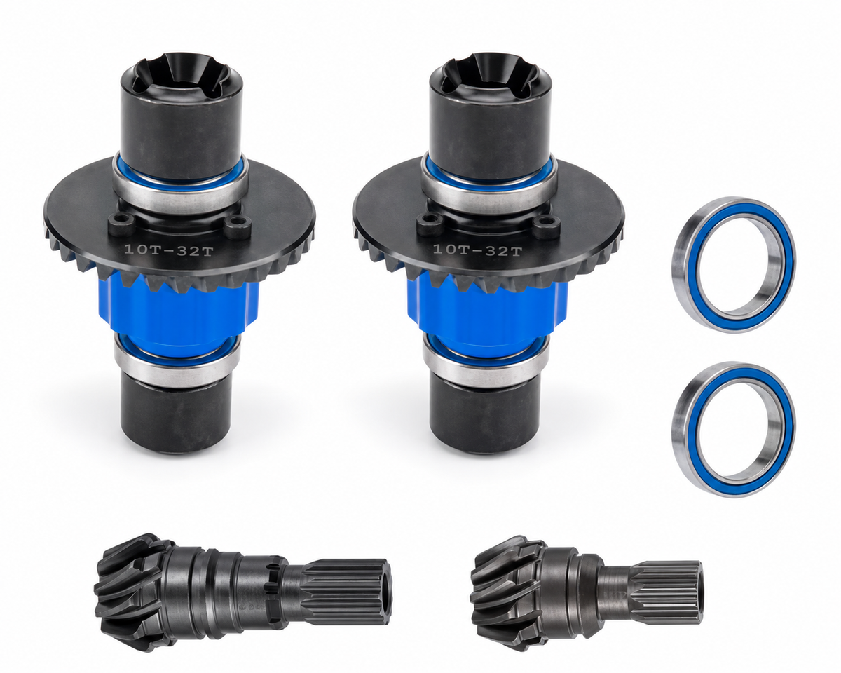 Powerhobby Aluminum Front & Rear Differential FOR Traxxas X-Maxx / XRT