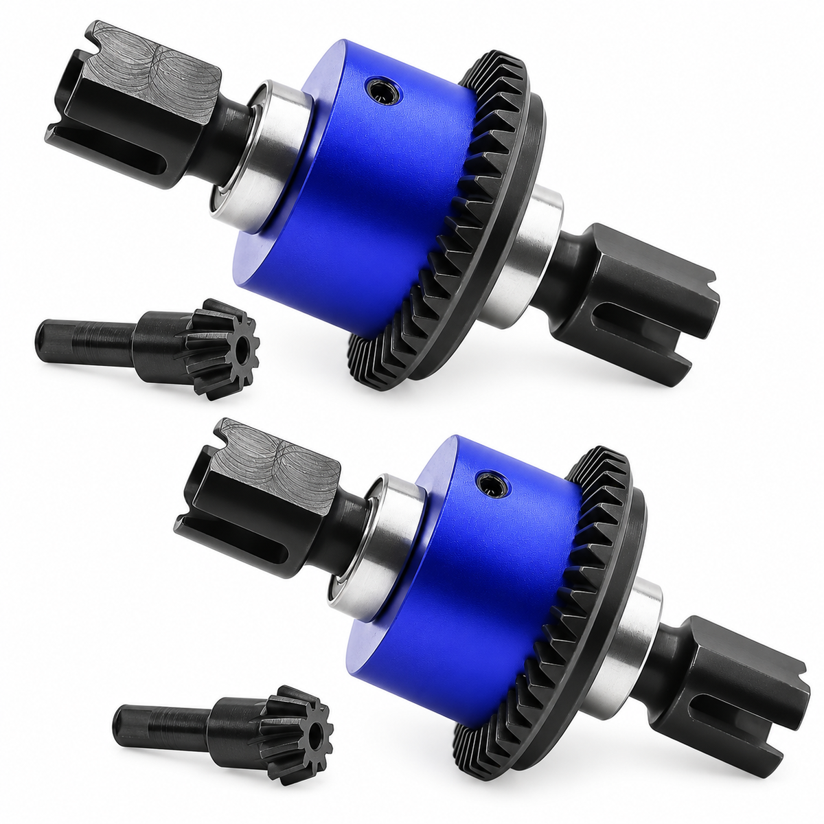 Powerhobby 43T Differential & 10T Main Gear (2) Arrma 6S Felony Kraton EXB Typhon Blue