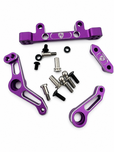 Powerhobby Yokomo RD2.0 Aluminum Steering Bell Crank Purple