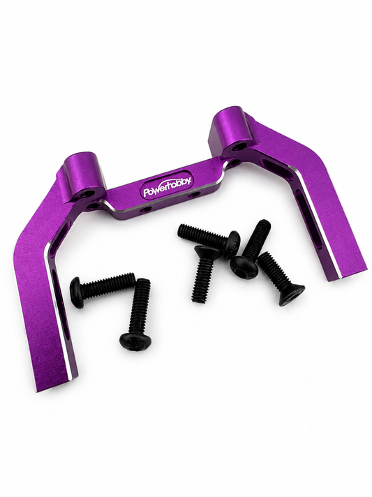 Powerhobby Aluminum Front Bumper Brace Purple Yokomo RD2.0.