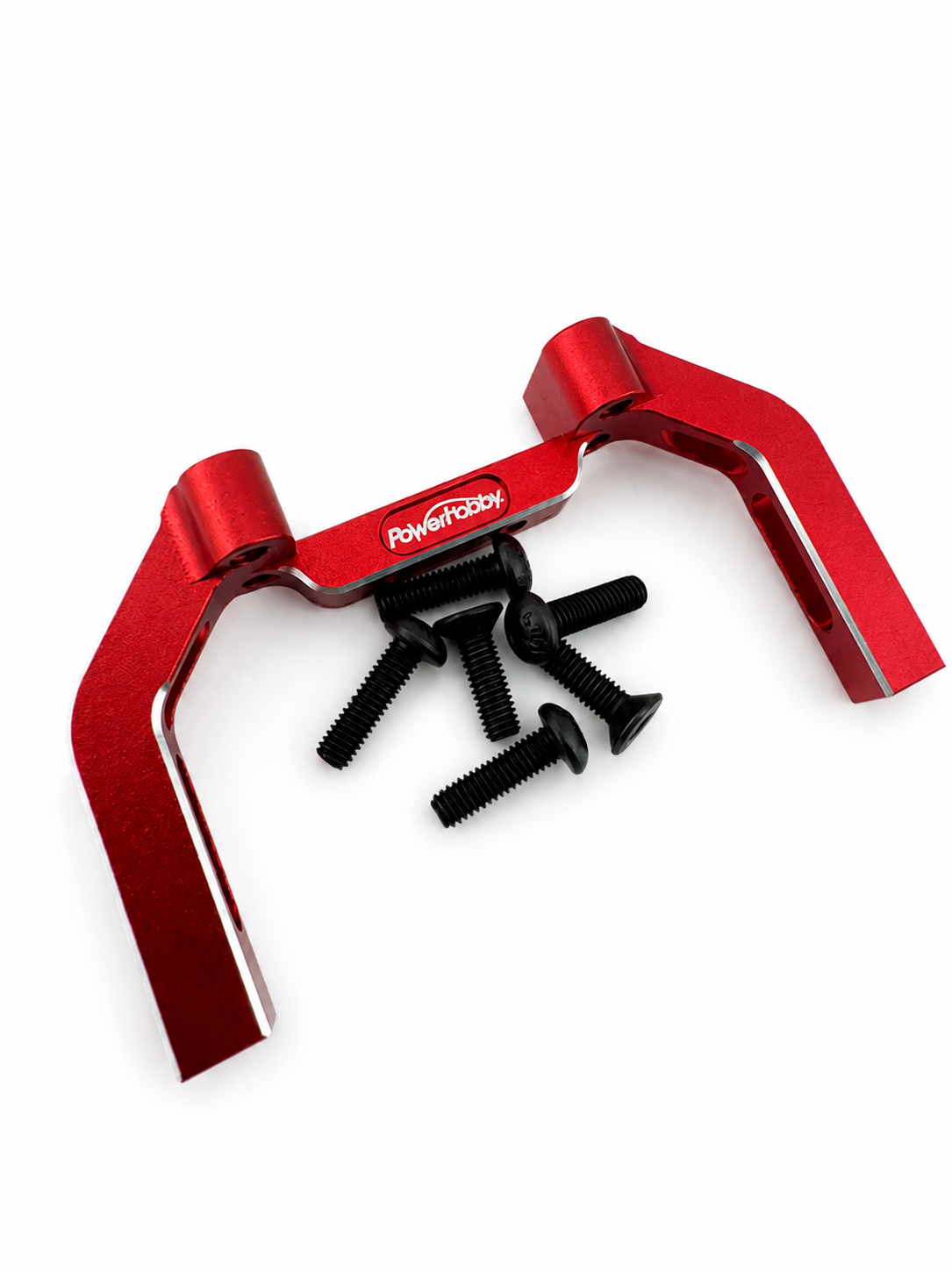 Powerhobby Aluminum Front Bumper Brace Red Yokomo RD2.0.