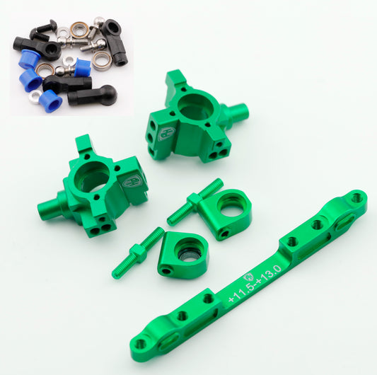 Powerhobby Aluminum TMB Rear Hubs Set Green MST RMX 2.5