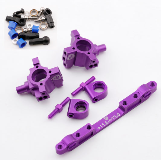 Powerhobby Aluminum TMB Rear Hubs Set Purple MST RMX 2.5