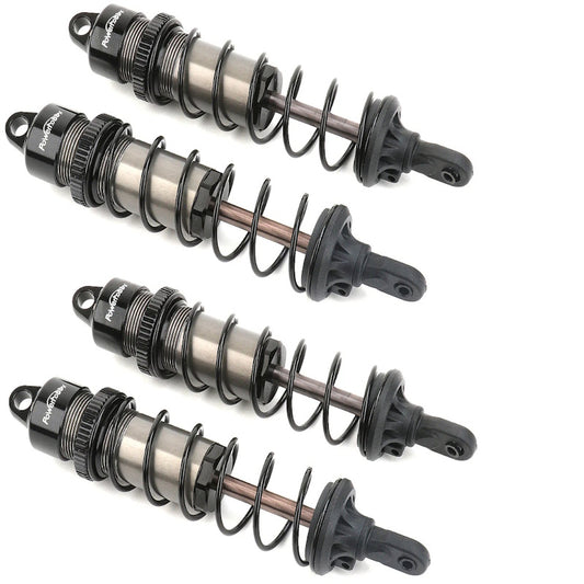 Powerhobby XTREME Front Rear Shocks w 6.5mm Titanium Shaft (4) FOR Traxxas Maxx