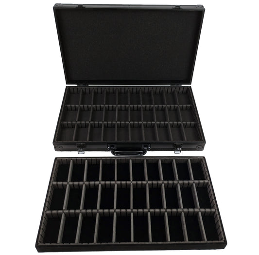 HO Slot Car Aluminum Carrying Case For AFX Auto World Tyco Aurora Fits 60 cars