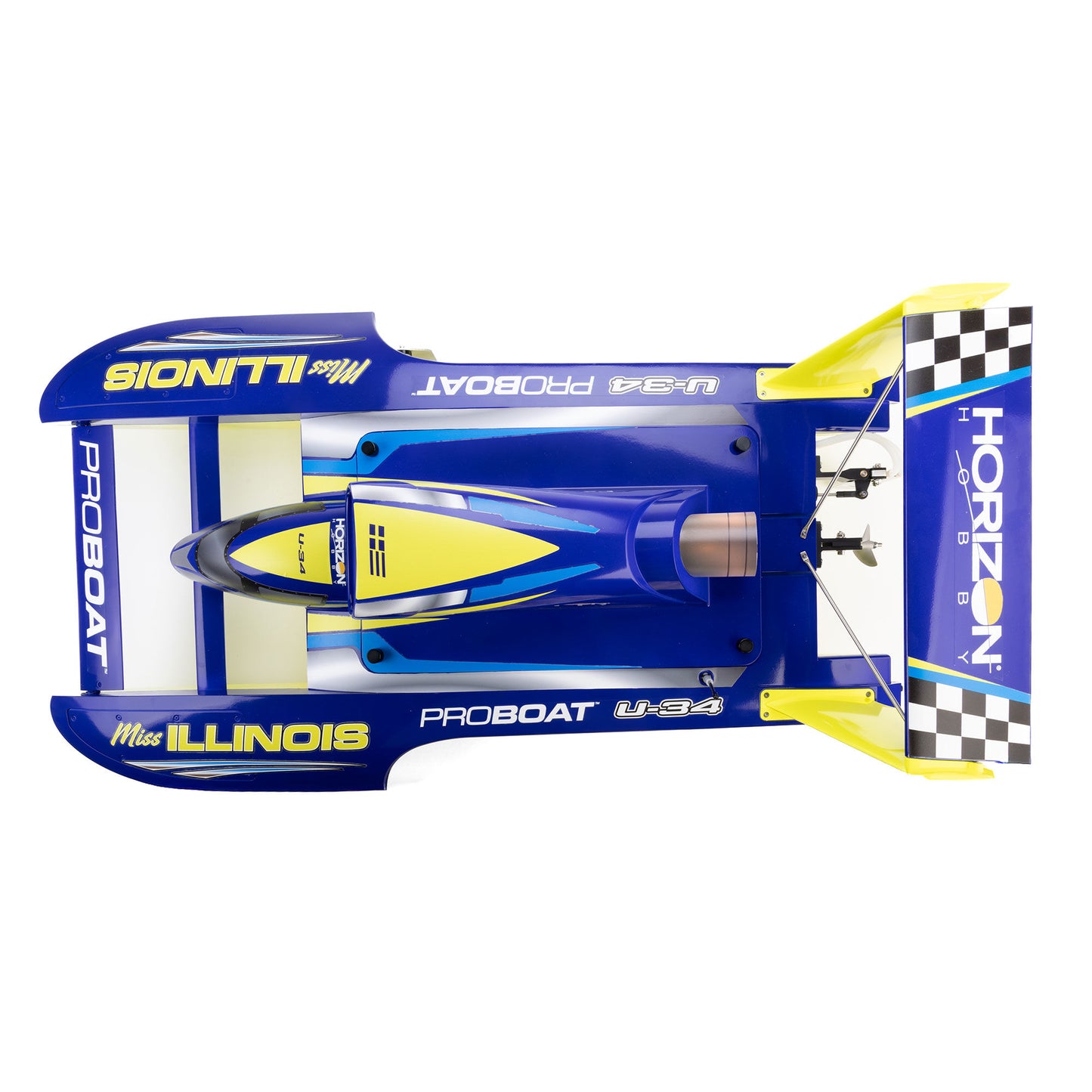 Pro Boat PRB-2072T1 Miss Illinois U-34 34" 8S Brushless Hydro RTR Boat