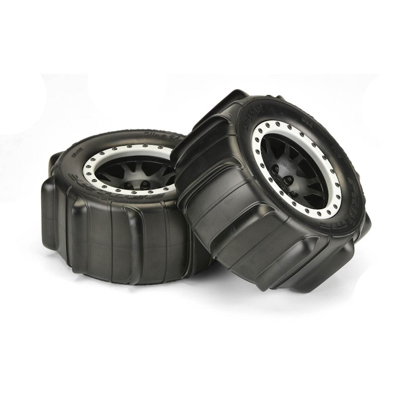 Pro-Line 10146-13 Sling Shot 4.3" Pro-Loc Sand (2) Tires Mounted Wheels: X-MAXX