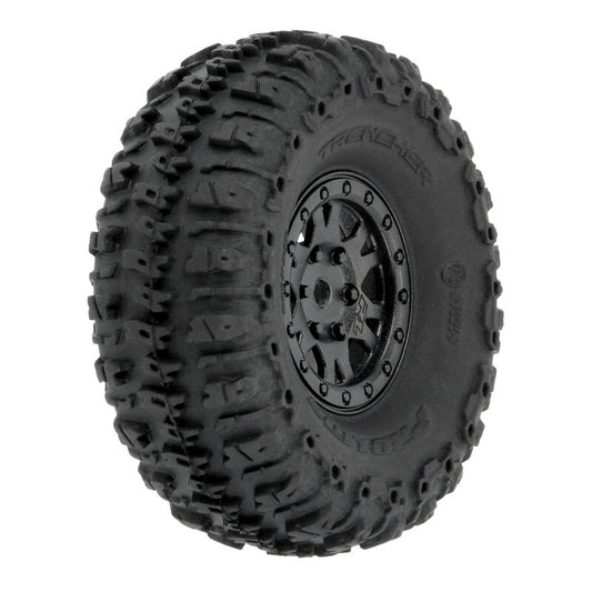 Pro-Line 10209-10 Trencher F/R 1.0" Tires Mntd 7mm Black Impulse (4)