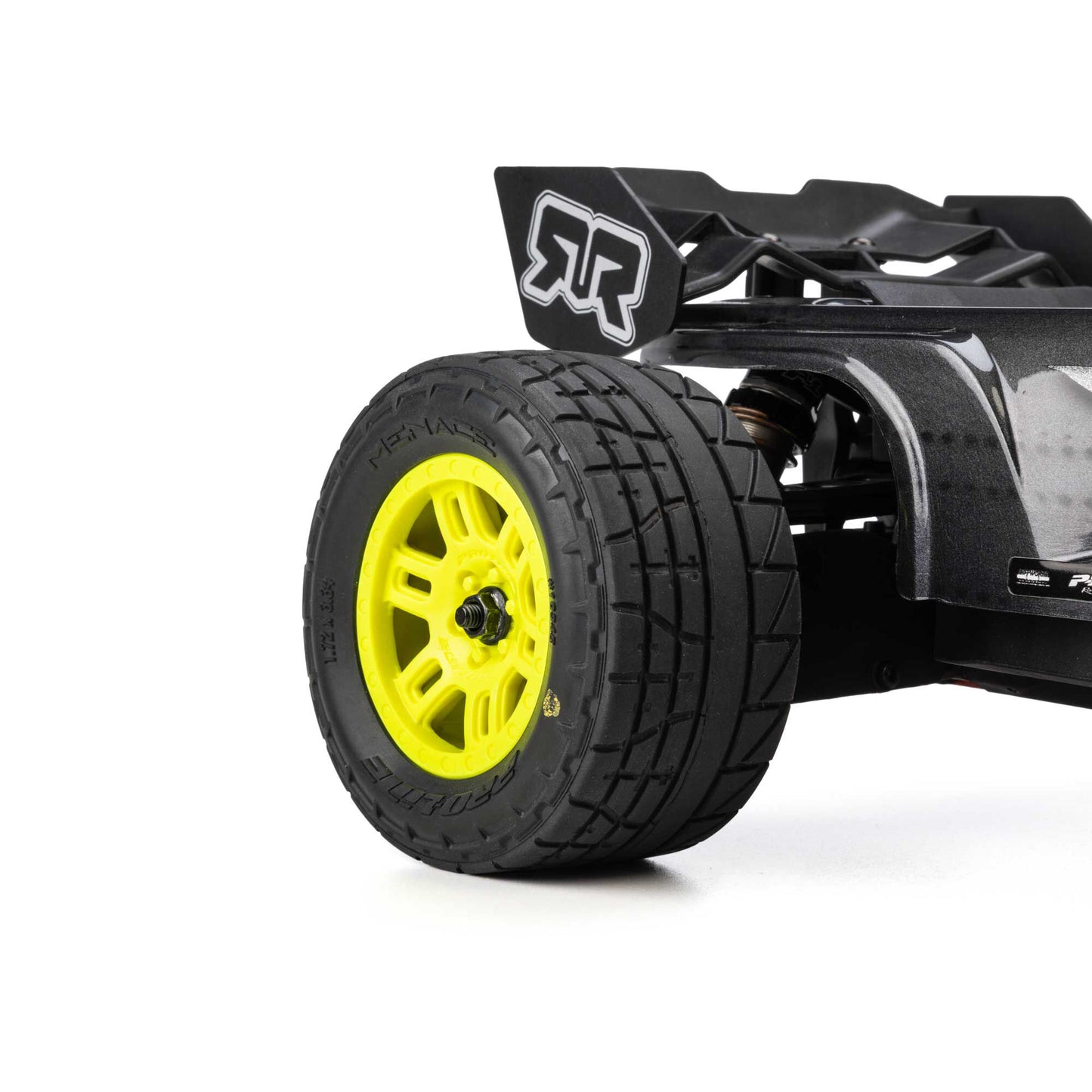 Pro-Line Menace Street Tires Yellow Wheels Mini Kraton (2)