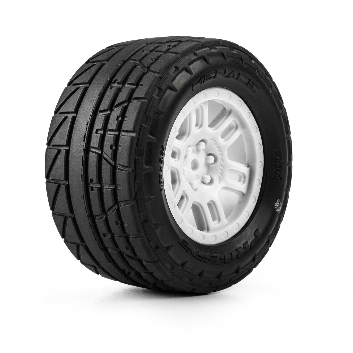 Pro-Line 1/16 Menace Street Tires White ARRMA Mini Kraton 12mm