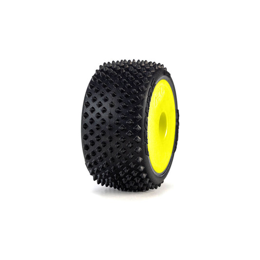 Pro-Line 1035612 1/28 Prism Front/Rear Carpet Tires Mounted Yellow Losi Micro-T.