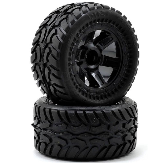 Pro-Line PRO107111 1/16 Dirt Hawg I Tires on Desperado Wheels:1/16 E-Revo Summit - PowerHobby