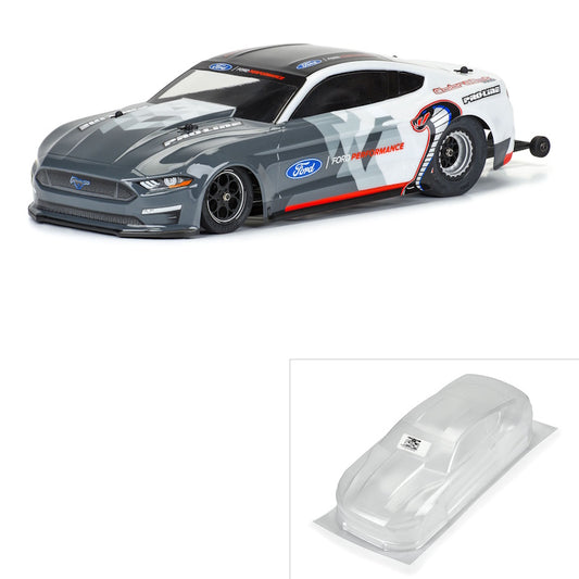 Pro-Line PRO360500 1/16 2021 Ford Mustang Cobra Jet Clear Body Losi Mini Drag.