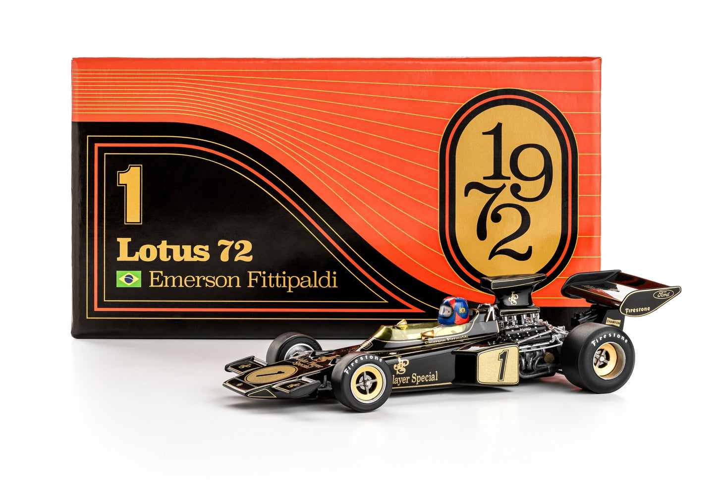 Policar Lotus 72 Winner F1 World Championship 1972 PCW03 JPS 1/32 Slot Car