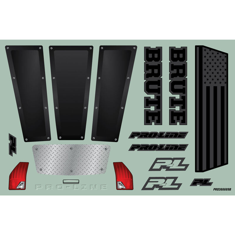 Pro-Line 3666-17 Brute Clear Crawler Body SCX10 III
