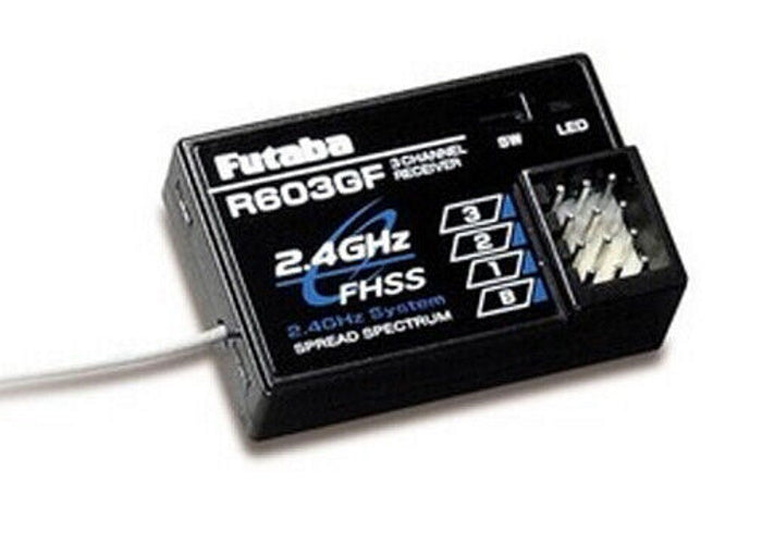 Futaba R603GF 3-Ch 2.4GHz FHSS Receiver 2PL - PowerHobby