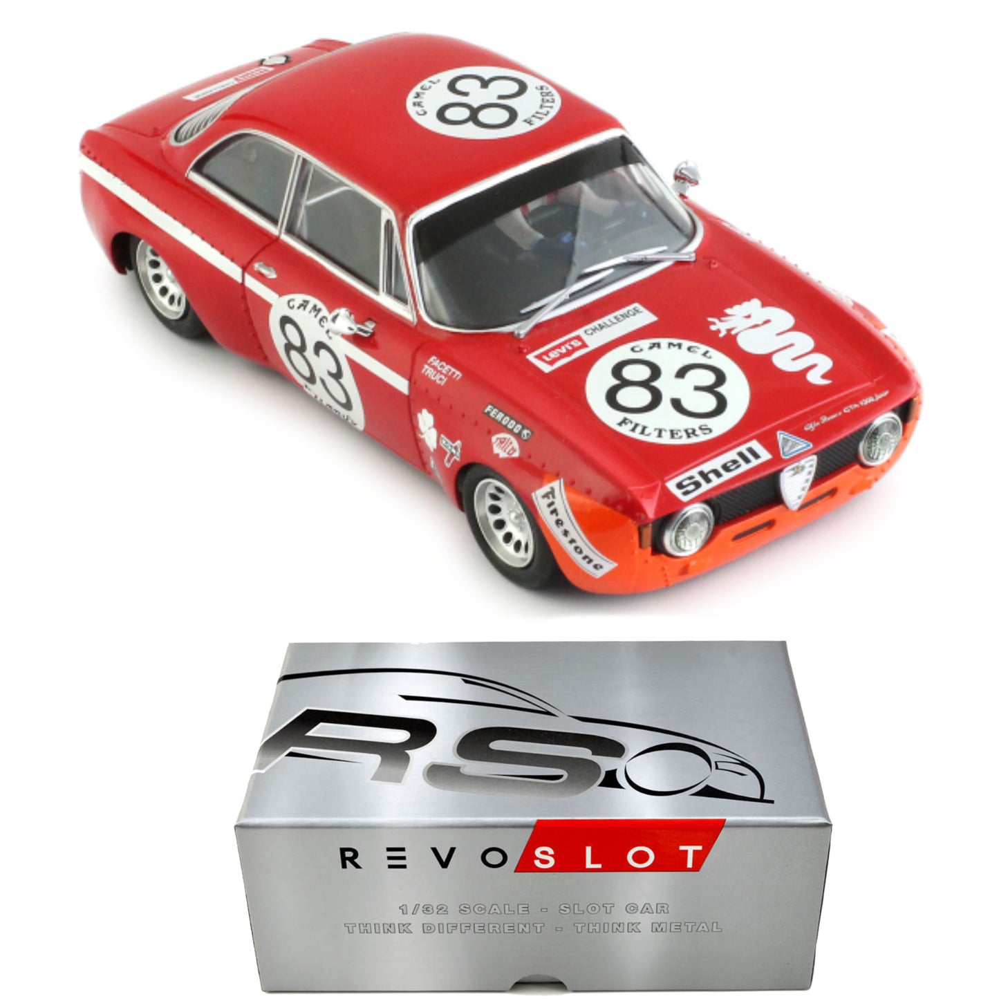 Revoslot Alfa Romeo GTA #83 Spa 24h 1972 Revo 1/32 Slot Car RS0249