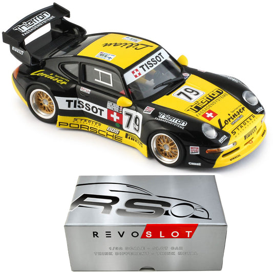 Revoslot Porsche 911 GT2 Tissot #79 1995 Le Mans Revo 1/32 Slot Car RS0252