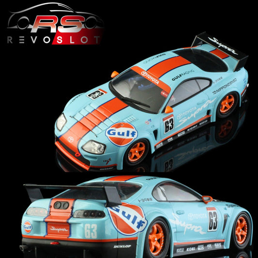 Revoslot Toyota Supra GT #63 Gulf 1/32 Slot Car RS0266