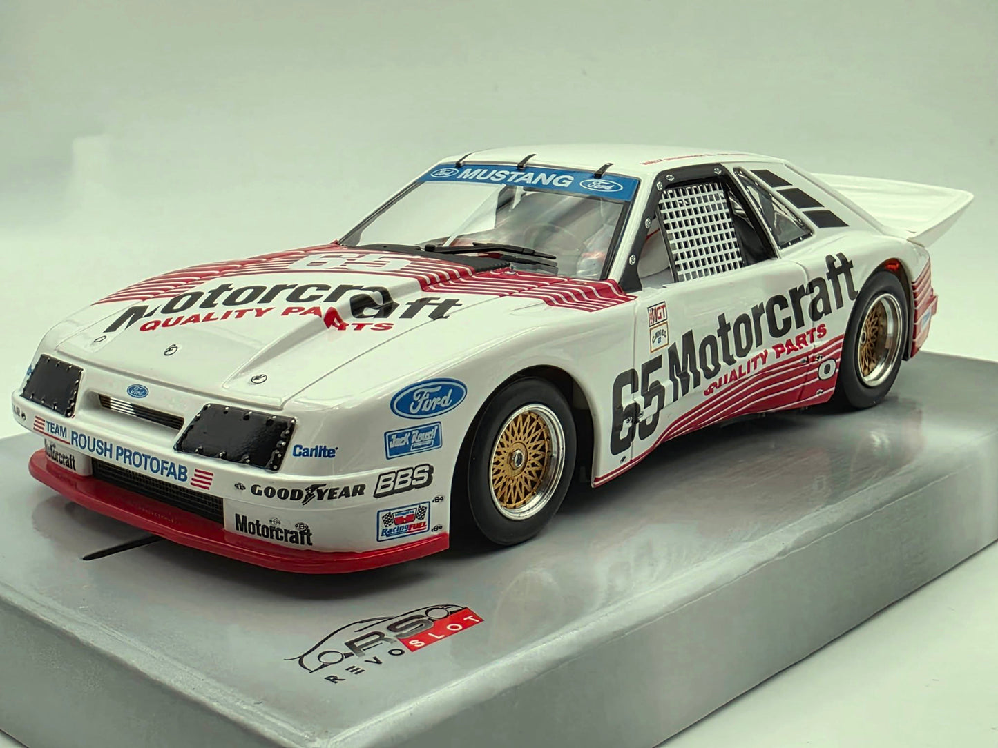 RevoSlot Ford Mustang GTO No.65 Motorcraft