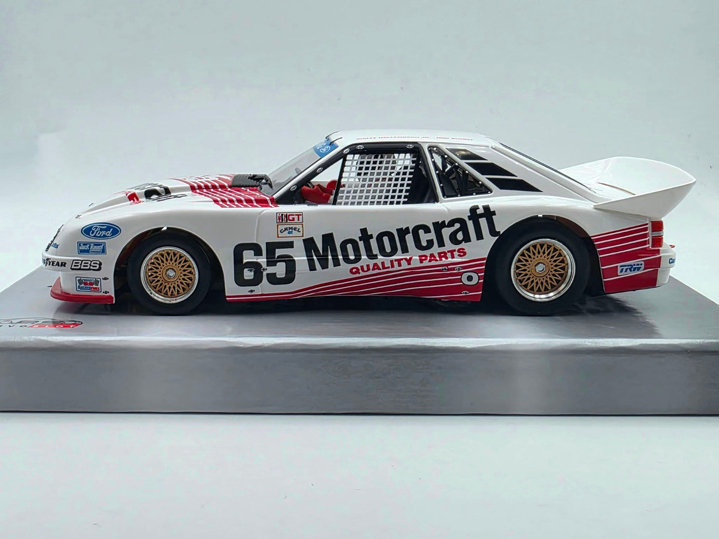 Revoslot Ford Mustang GTO Motorcraft Daytona 1985 1/32 Slot Car RS0319