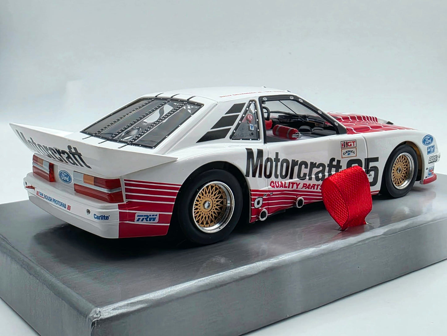 Revoslot Ford Mustang GTO Motorcraft Daytona 1985 1/32 Slot Car RS0319