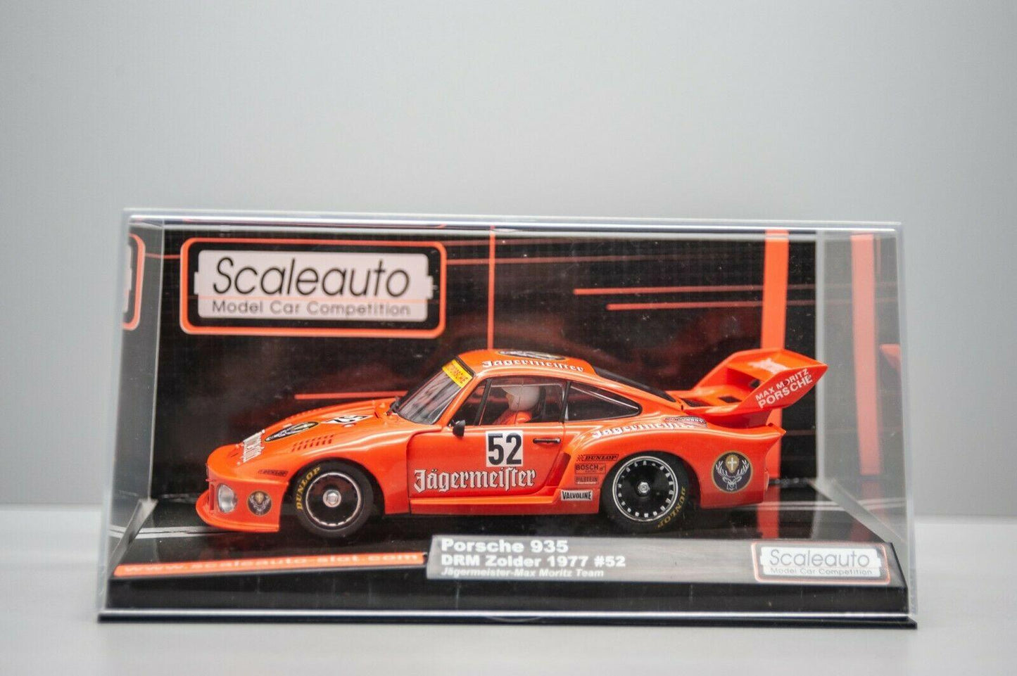 Scaleauto Porsche 935 Gr.5 DRM Zolder Jagermeister 1/32 Slot Car SC-6029